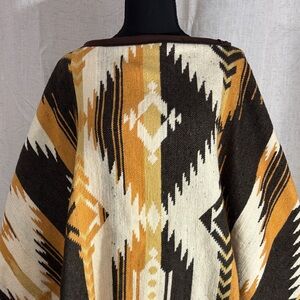 Southwestern Patterned Poncho